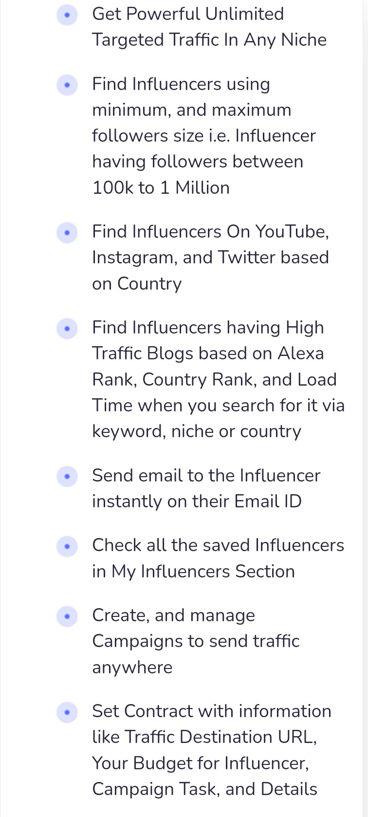 screenshot 20201219 000625 FREE VIDEO Showing How To Get Unlimited Targeted Traffic from YouTubeTM, InstagramTM, TwitterTM, and High-Traffic Popular Blogs In Any Niche from Top Influencers using influencerhub